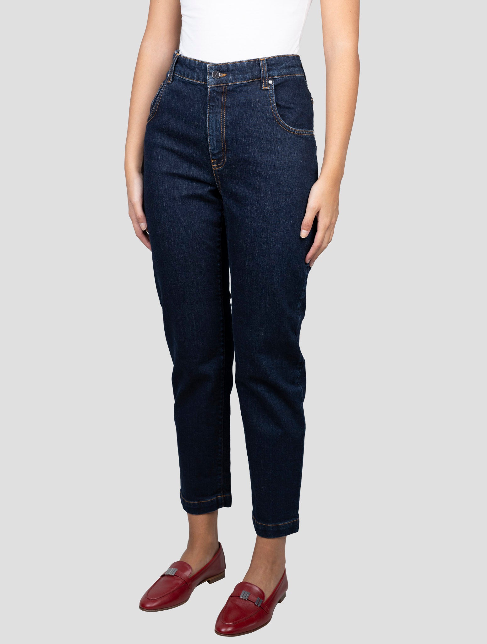 Kiton Blue Cotton Ea Jeans