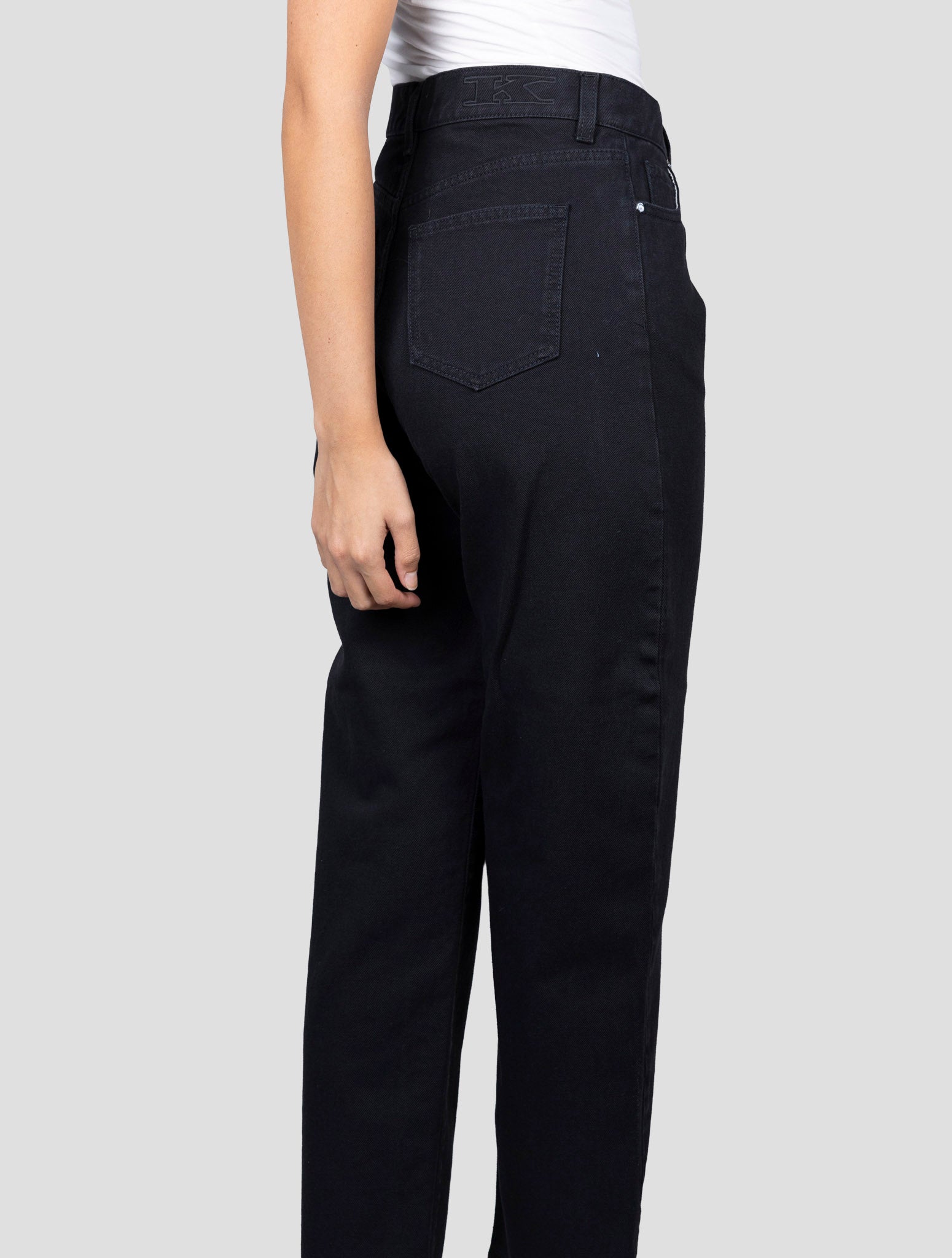 Kiton Black Cotton Ea Jeans