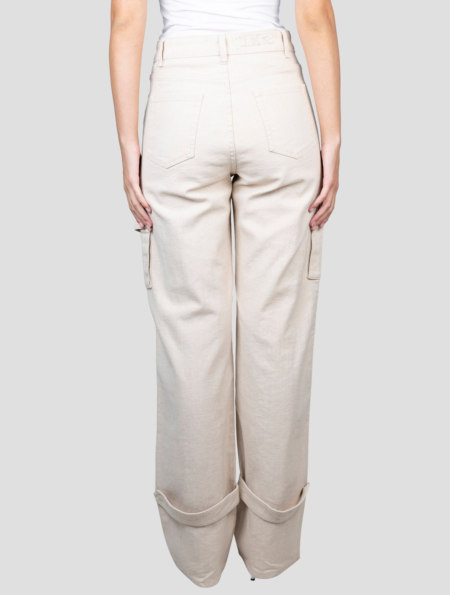 Kiton Beige Cotton Ea Cargo Jeans