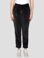 Kiton Brown Cotton Silk Velvet Pants