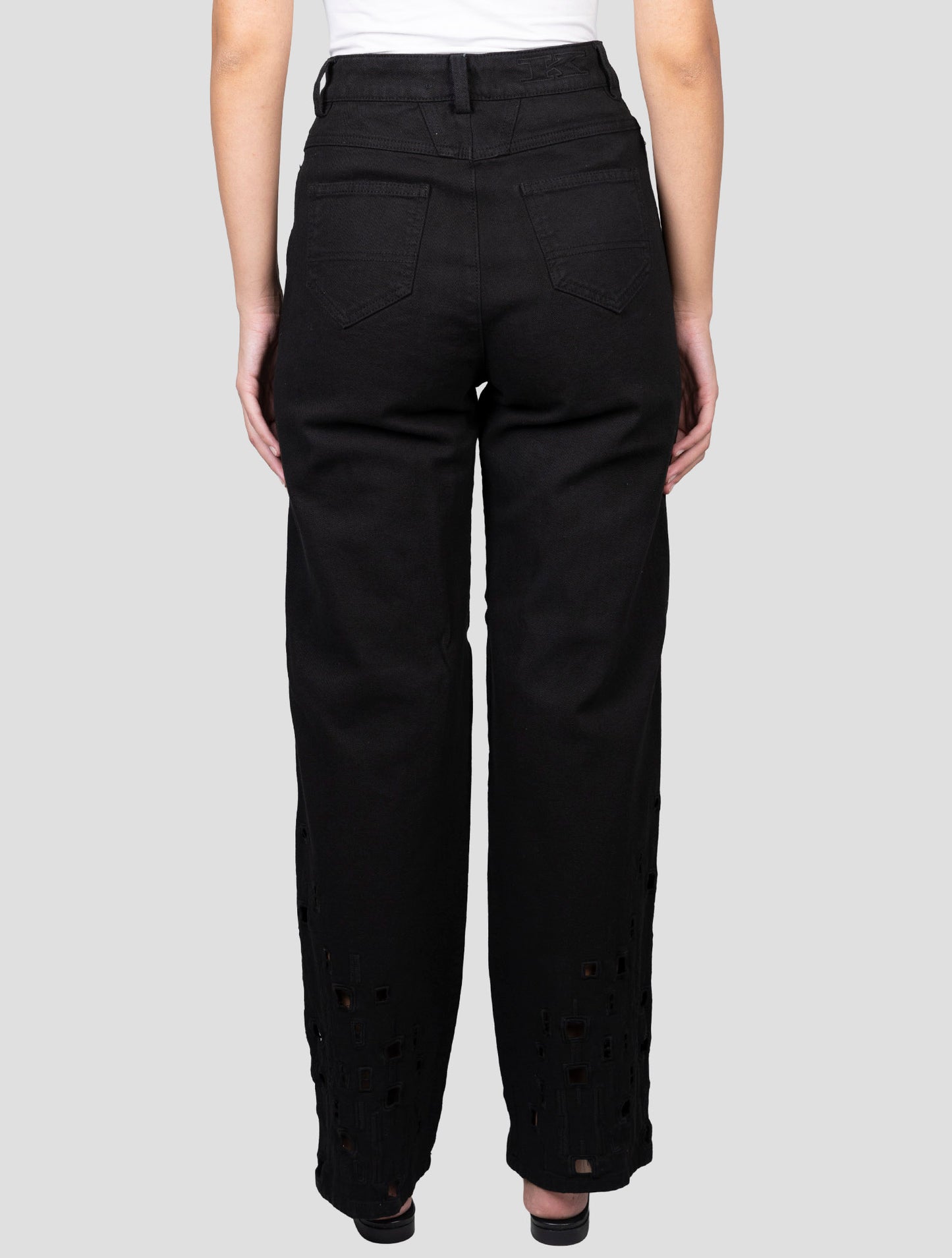 Kiton Black Cotton Ea Jeans