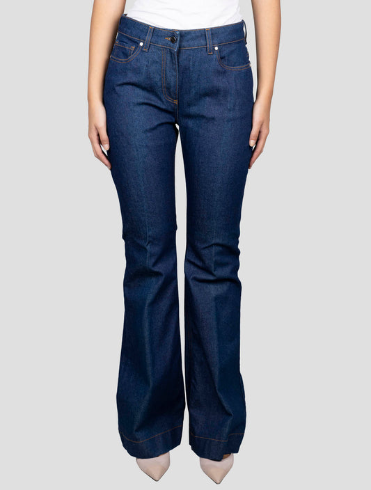 Kiton Blue Cotton Ea Jeans