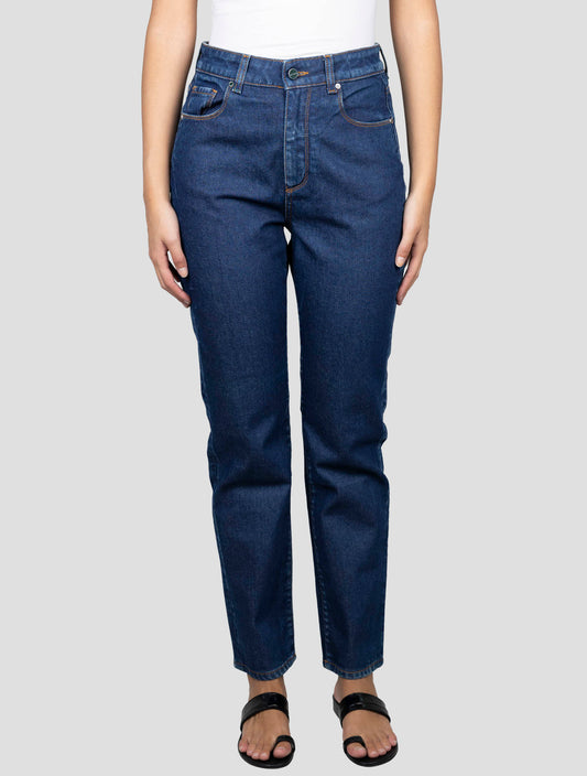 Kiton Blue Cotton Ea Jeans