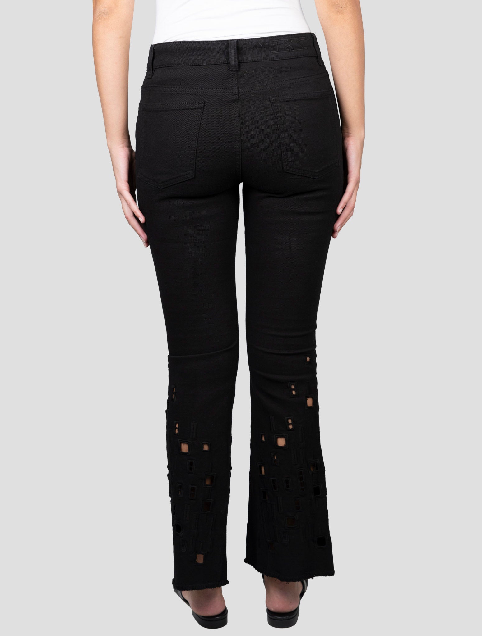 Kiton Black Cotton Ea Jeans