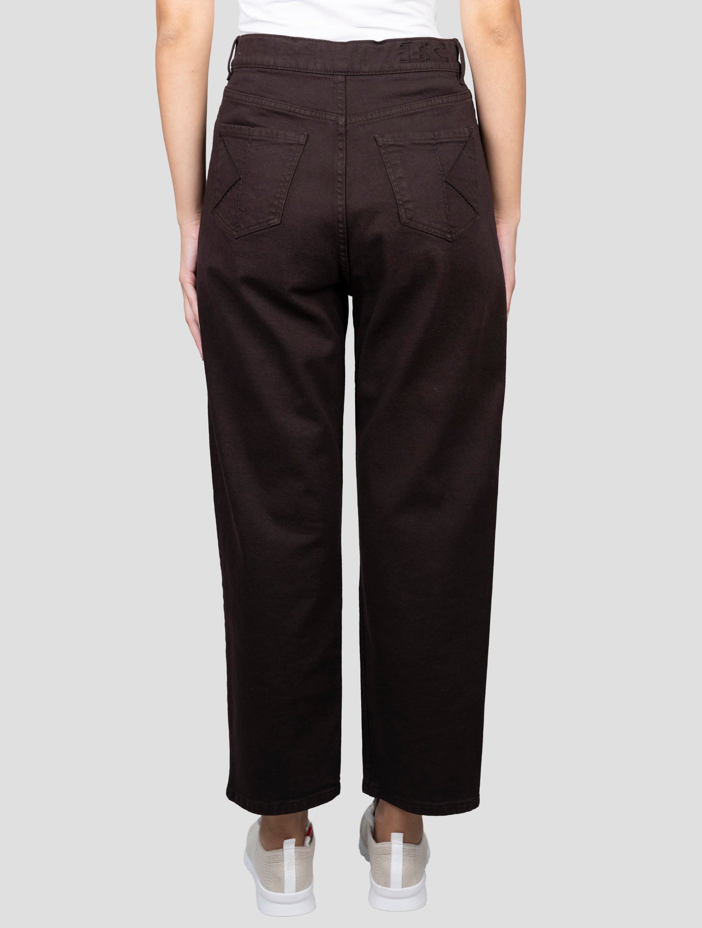 Kiton Brown Cotton Cashmere Ea Jeans