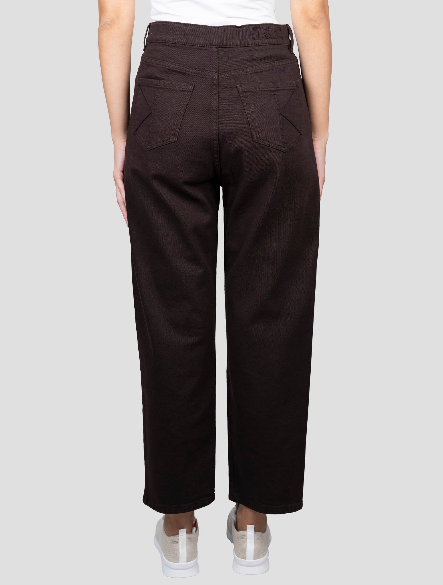 Kiton Brown Cotton Cashmere Ea Jeans