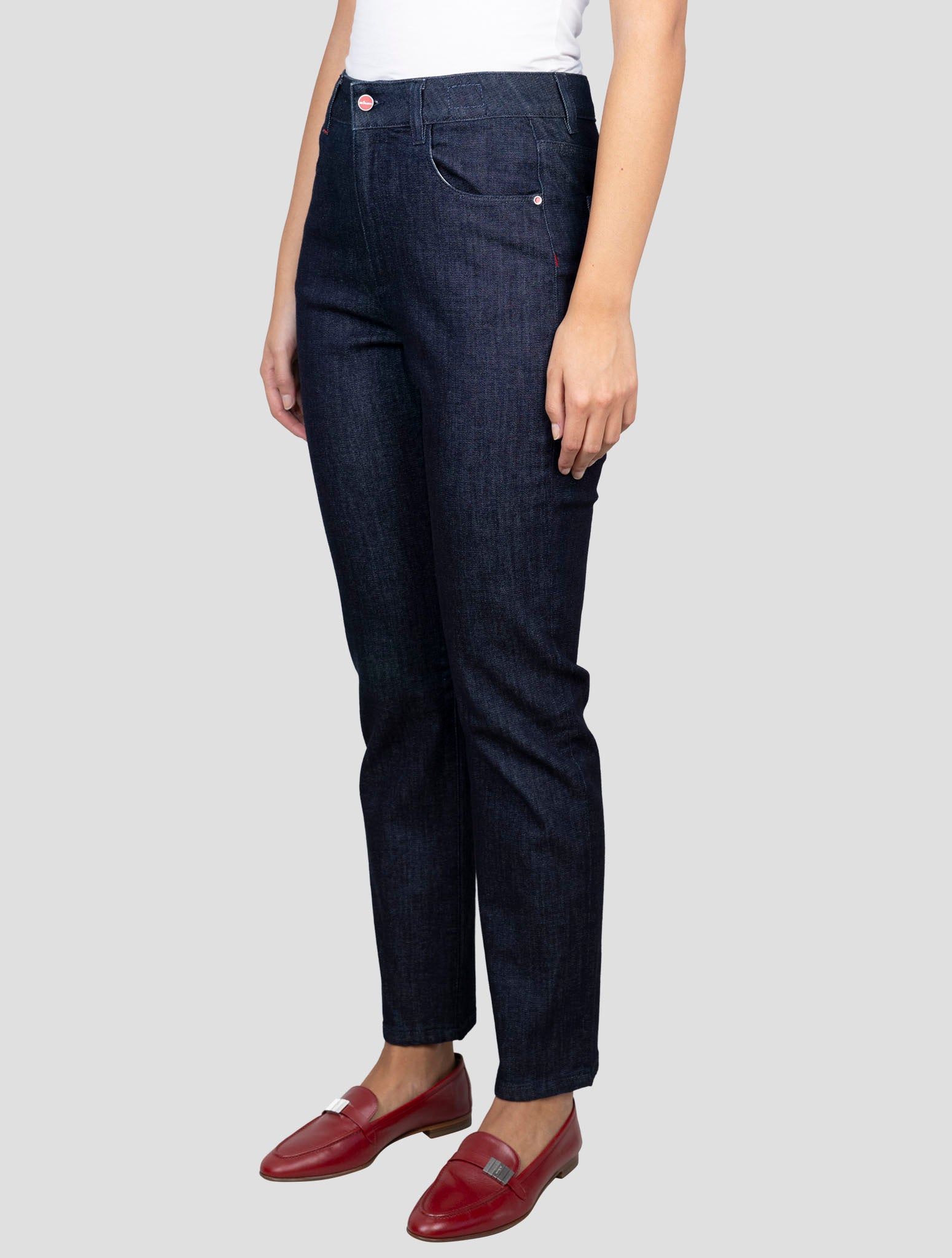 Kiton Blue Cotton Cashmere Ea Jeans