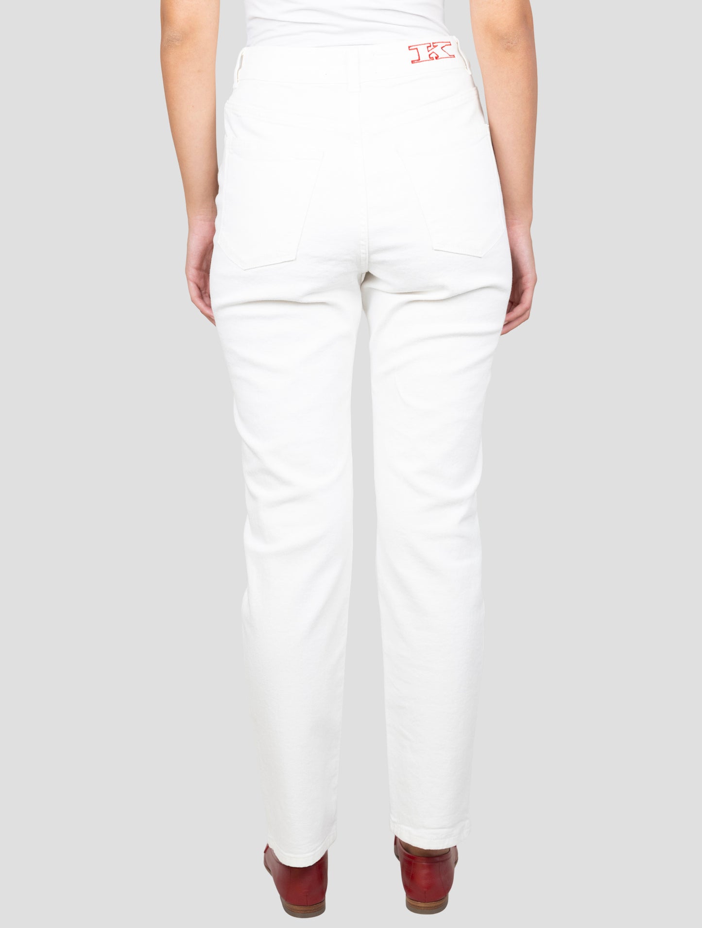 Kiton White Cotton Cashmere Ea Jeans