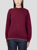 Kiton Burgundy Cashmere Sweater Crewneck