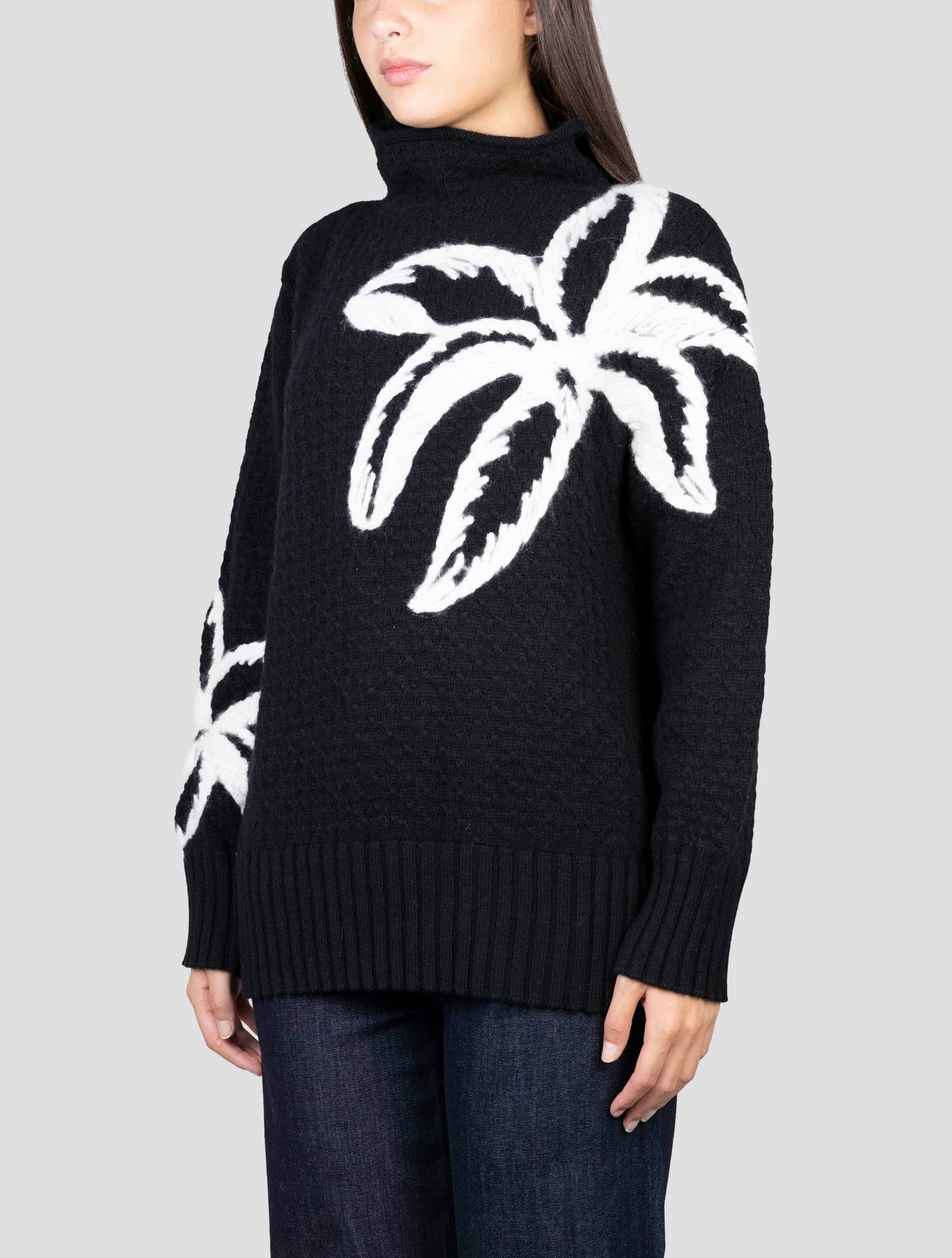 Kiton Black Cashmere Sweater Turtleneck