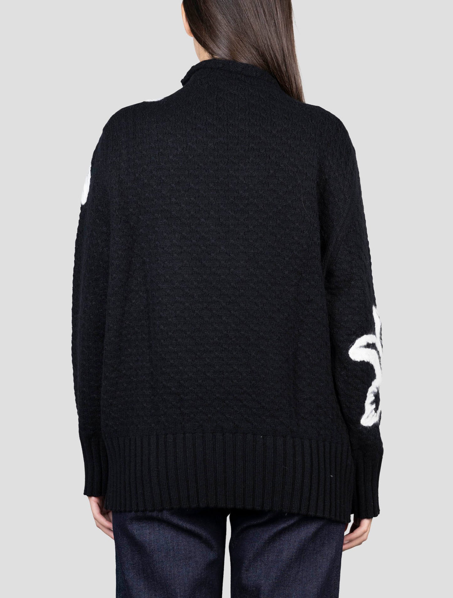 Kiton Black Cashmere Sweater Turtleneck