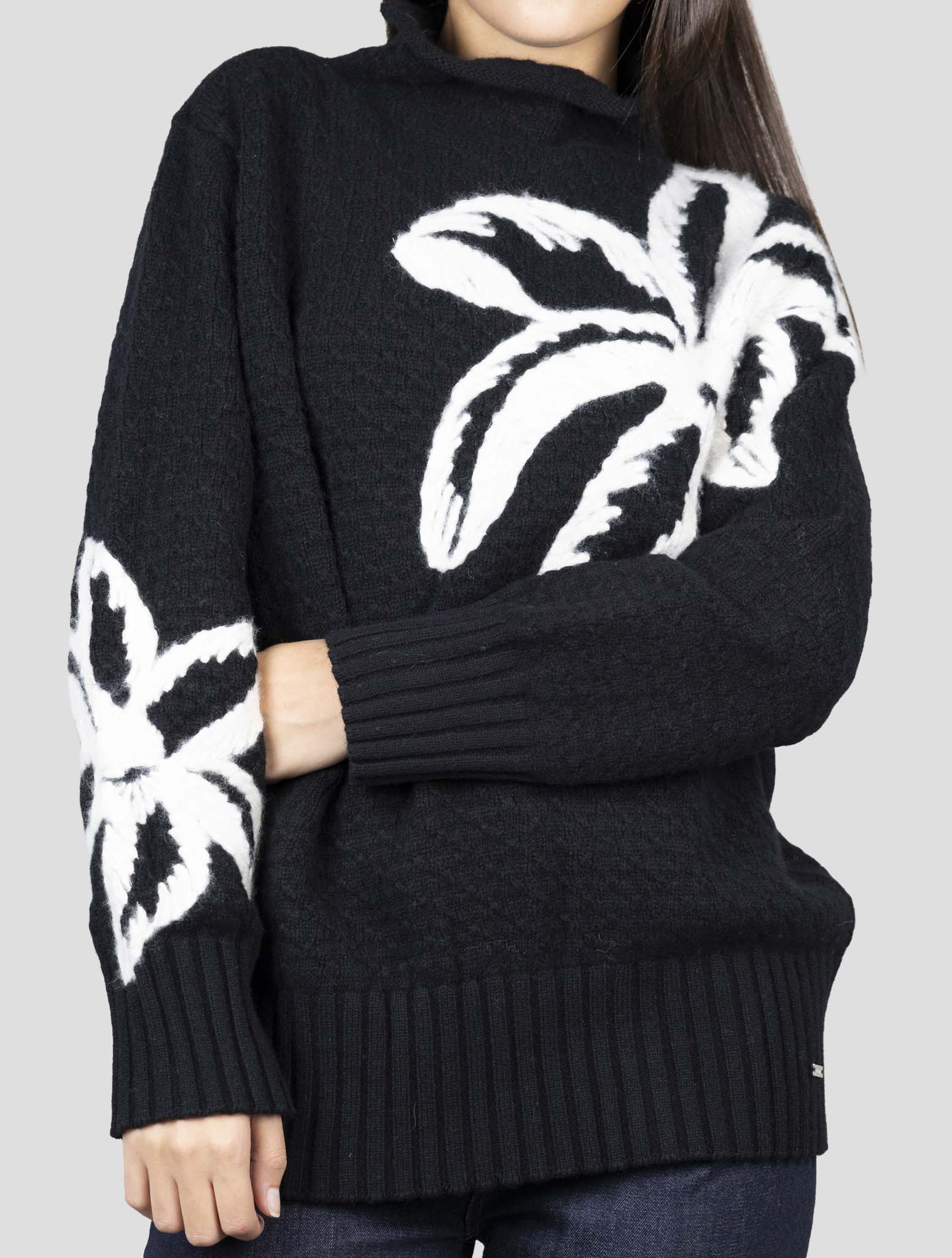 Kiton Black Cashmere Sweater Turtleneck