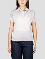 Kiton Gray Wool Polo