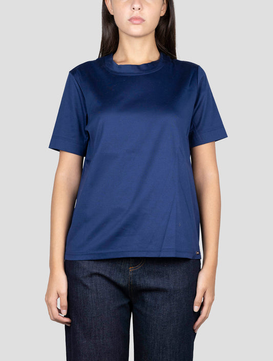 Kiton Blue Cotton Shirt