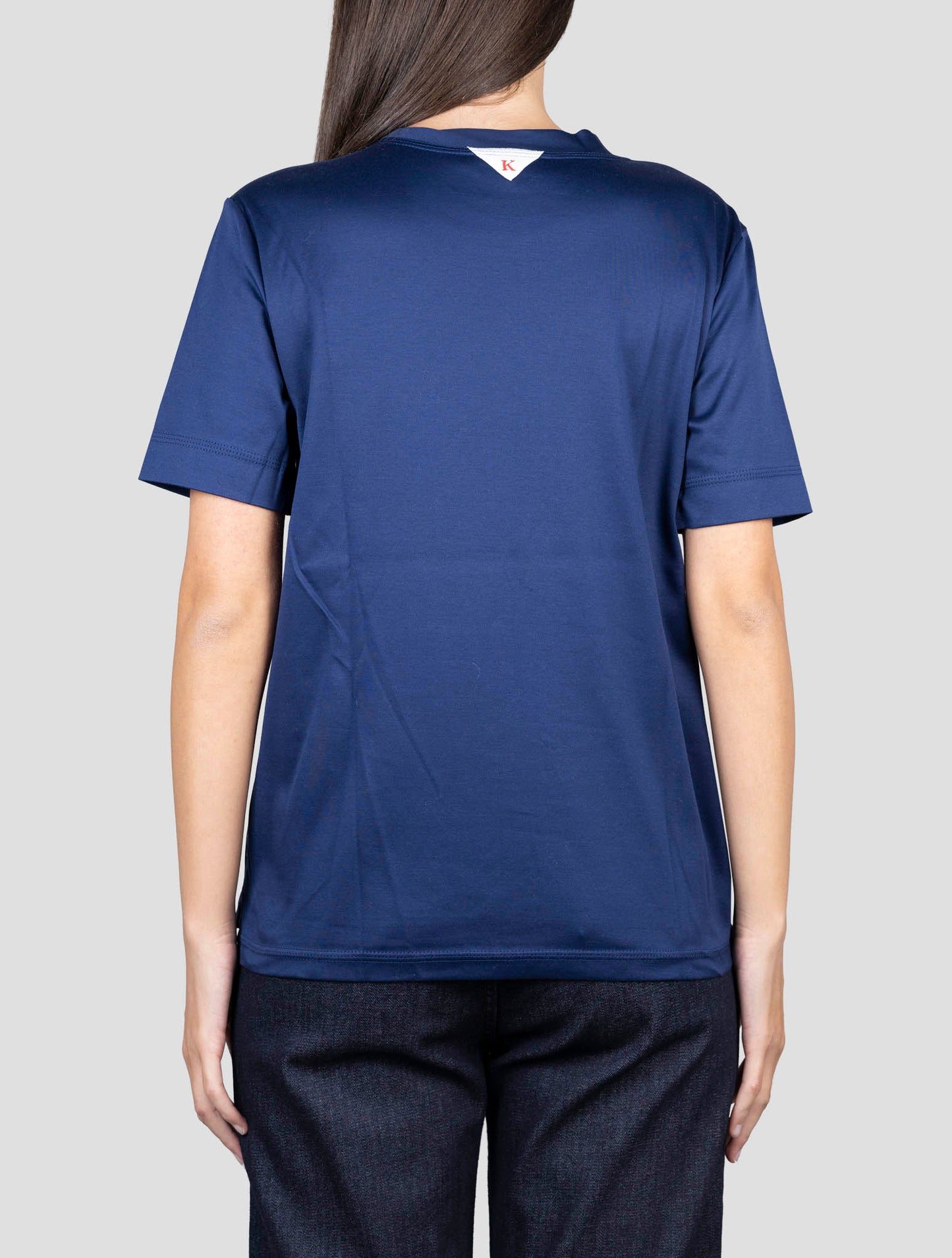 Kiton Blue Cotton Shirt