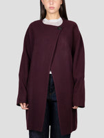Kiton Burgundy Cashmere Overcoat