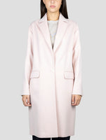 Kiton Pink Cashmere Silk Ea Overcoat