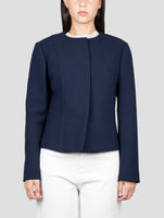 Kiton Blue Wool Coat