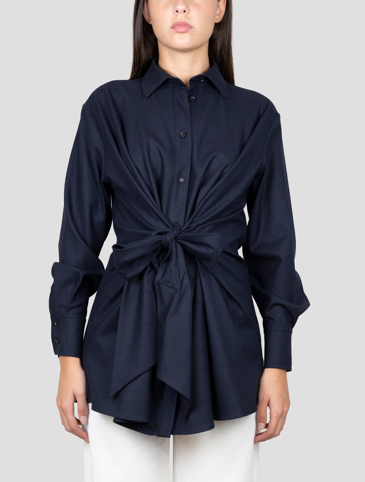 Kiton  Blue Cashmere Ea Shirt
