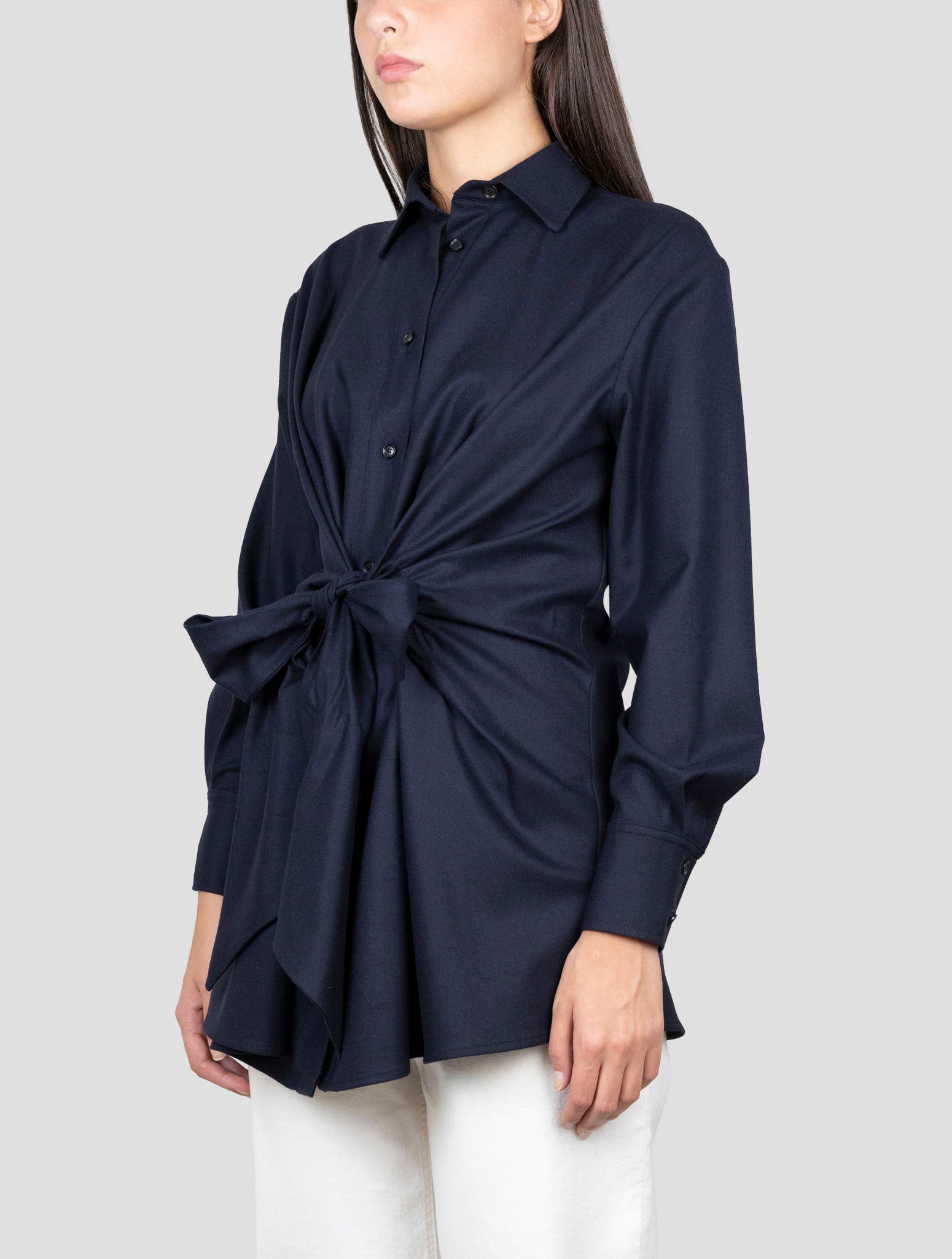 Kiton  Blue Cashmere Ea Shirt