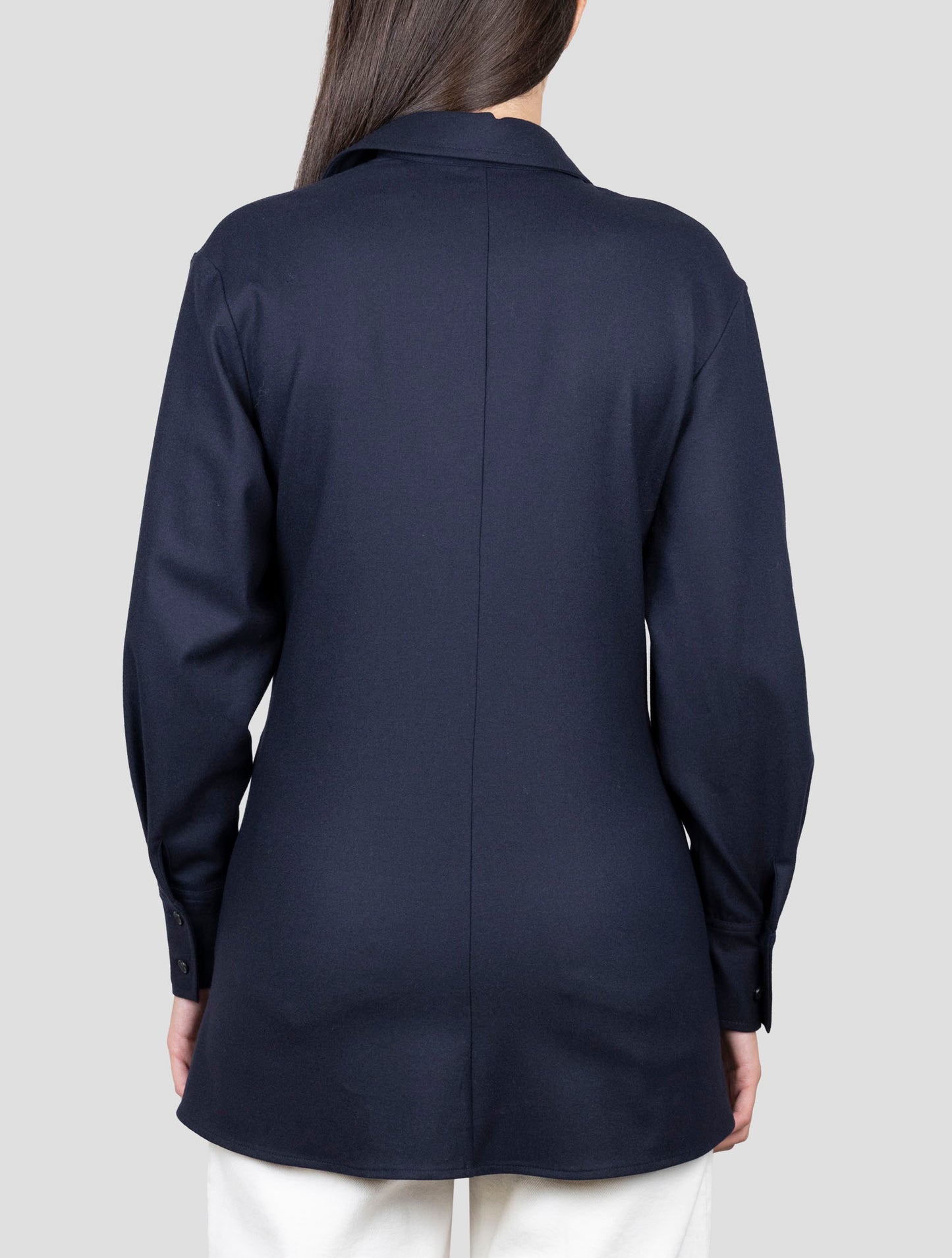 Kiton  Blue Cashmere Ea Shirt