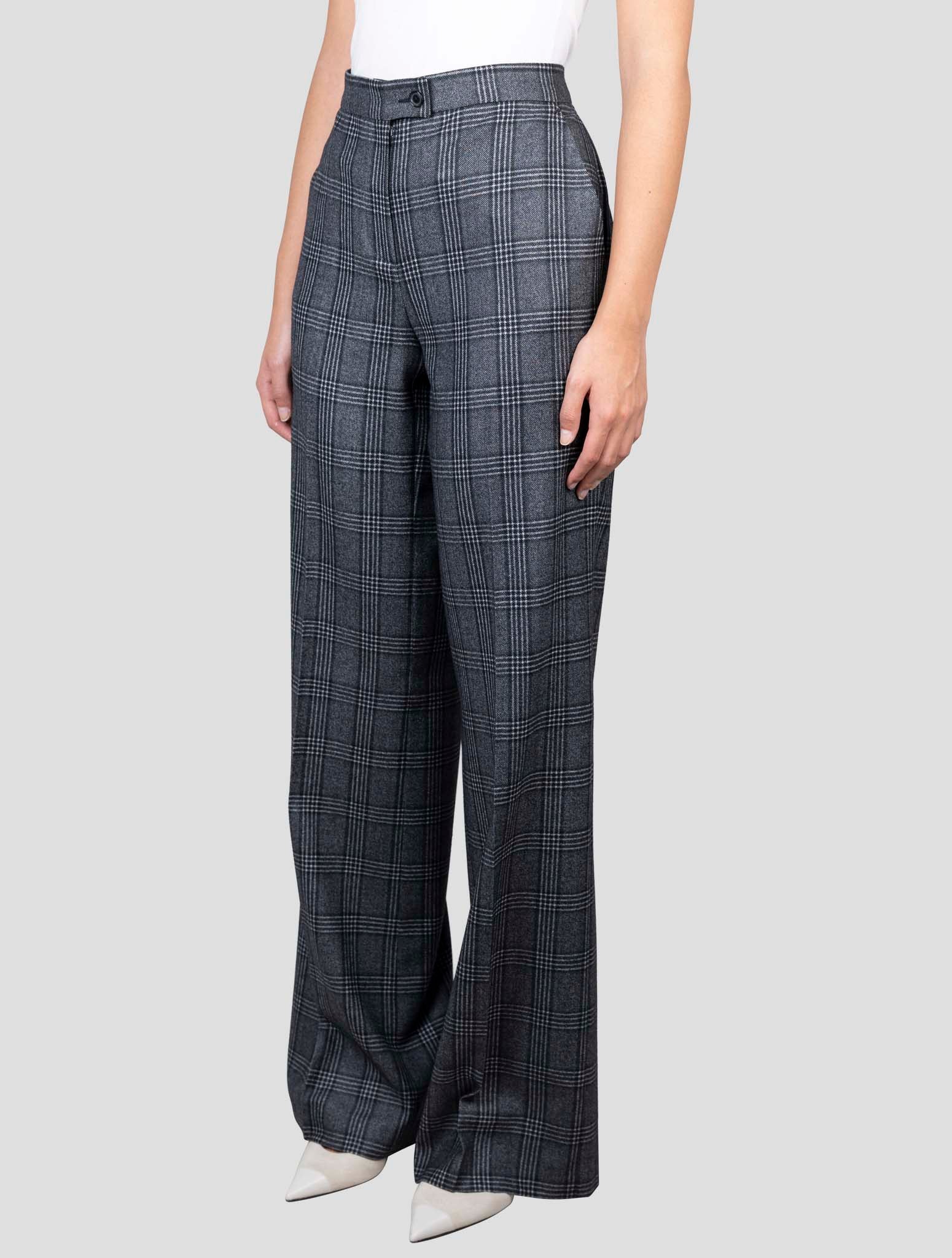 Kiton Dark Gray Wool Pants