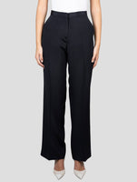 Kiton Black Silk Pants