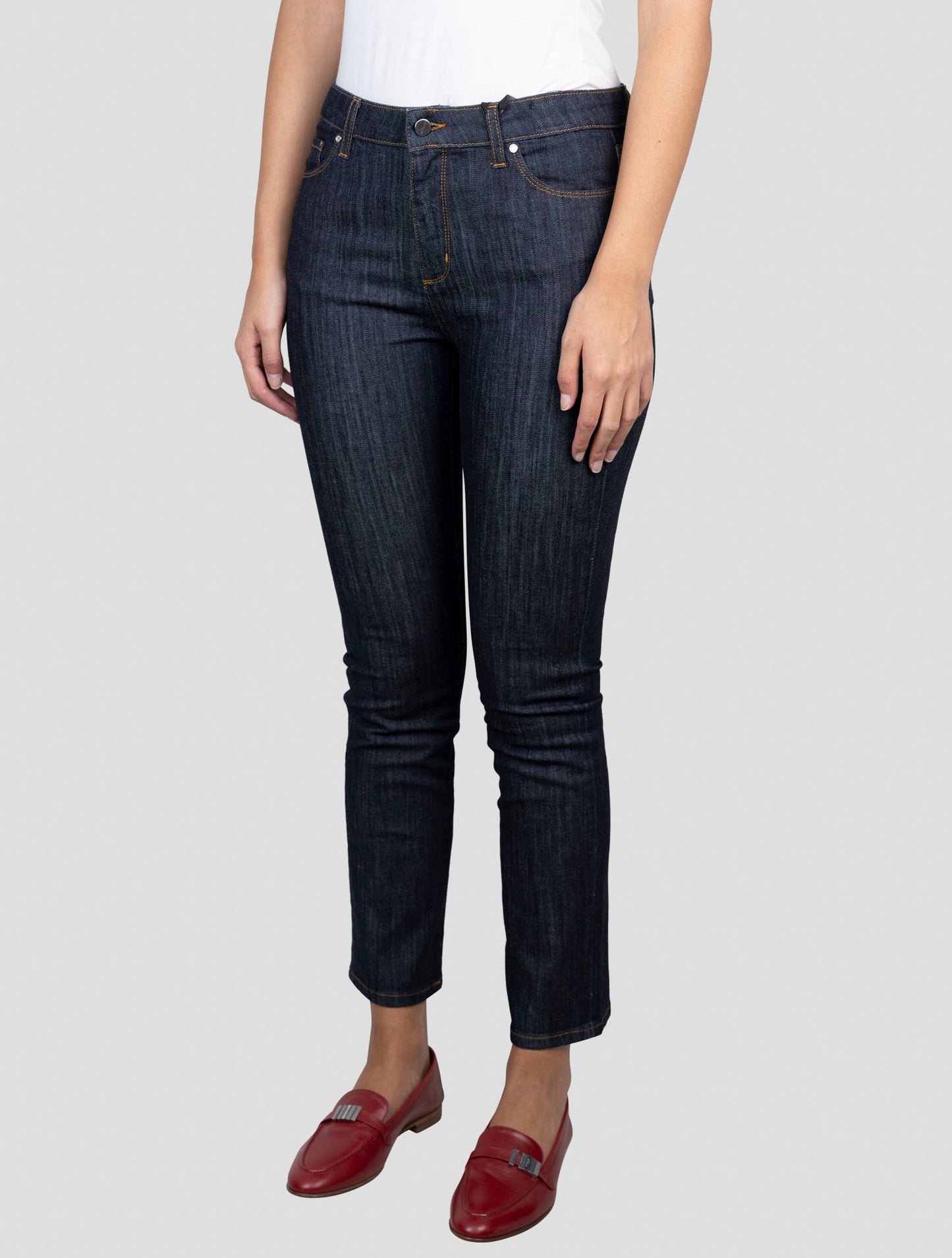 Kiton Dark Blue Cotton Ea Jeans