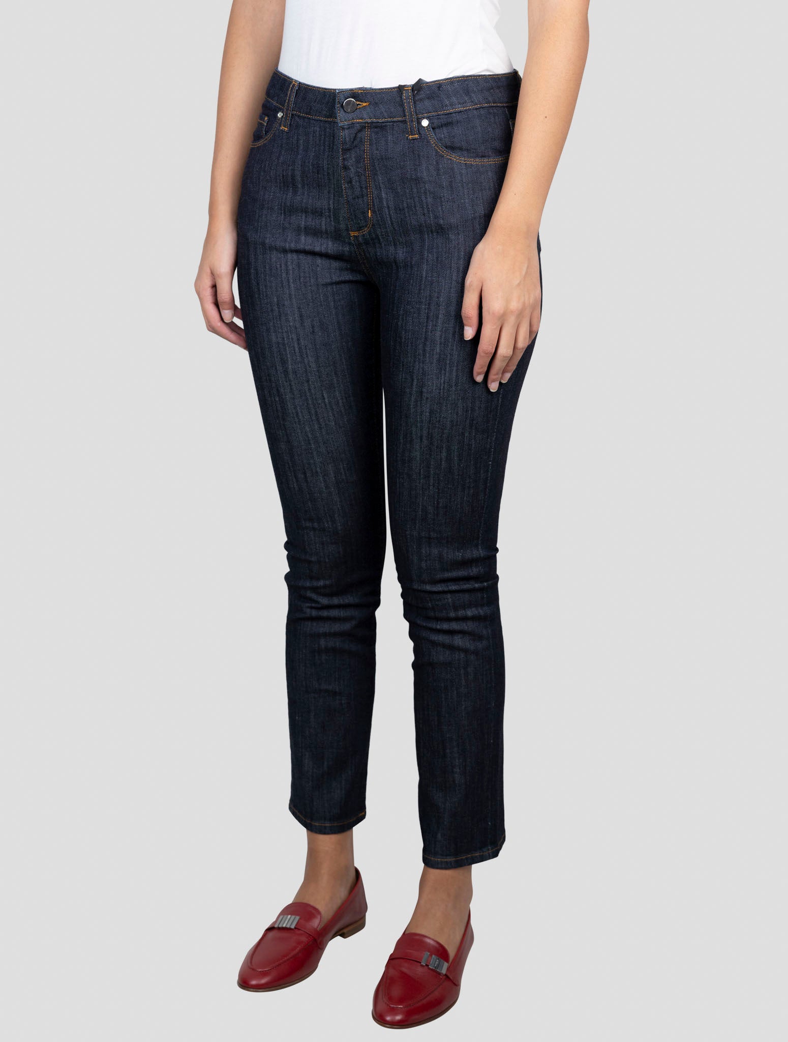 Kiton Dark Blue Cotton Ea Jeans