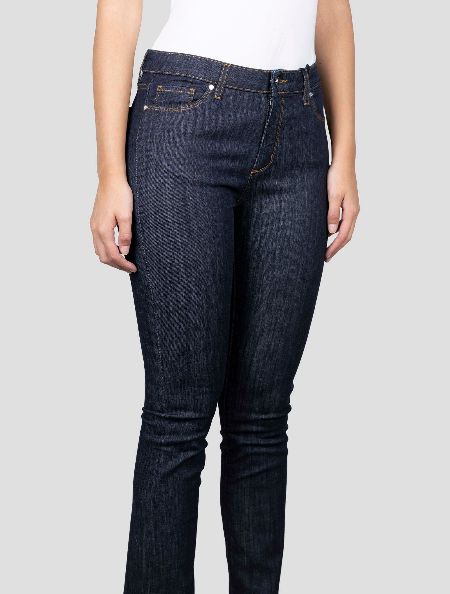 Kiton Dark Blue Cotton Ea Jeans