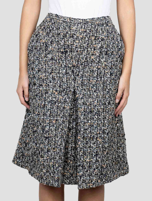 Kiton Multicolor Wv Pa Silk Pl Pu Skirt