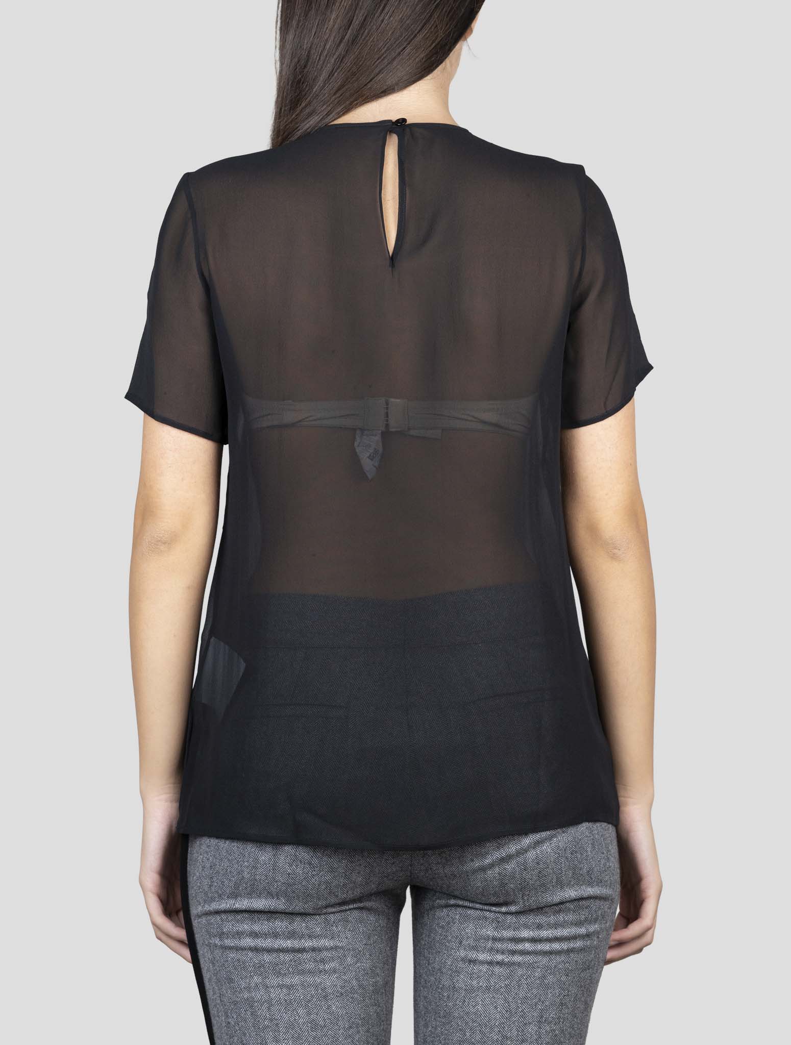 Kiton Black Silk Shirt