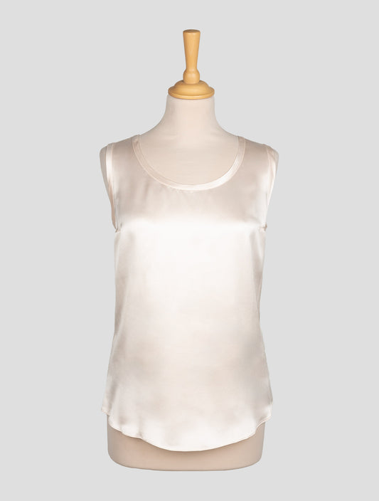 Kiton White Silk Shirt