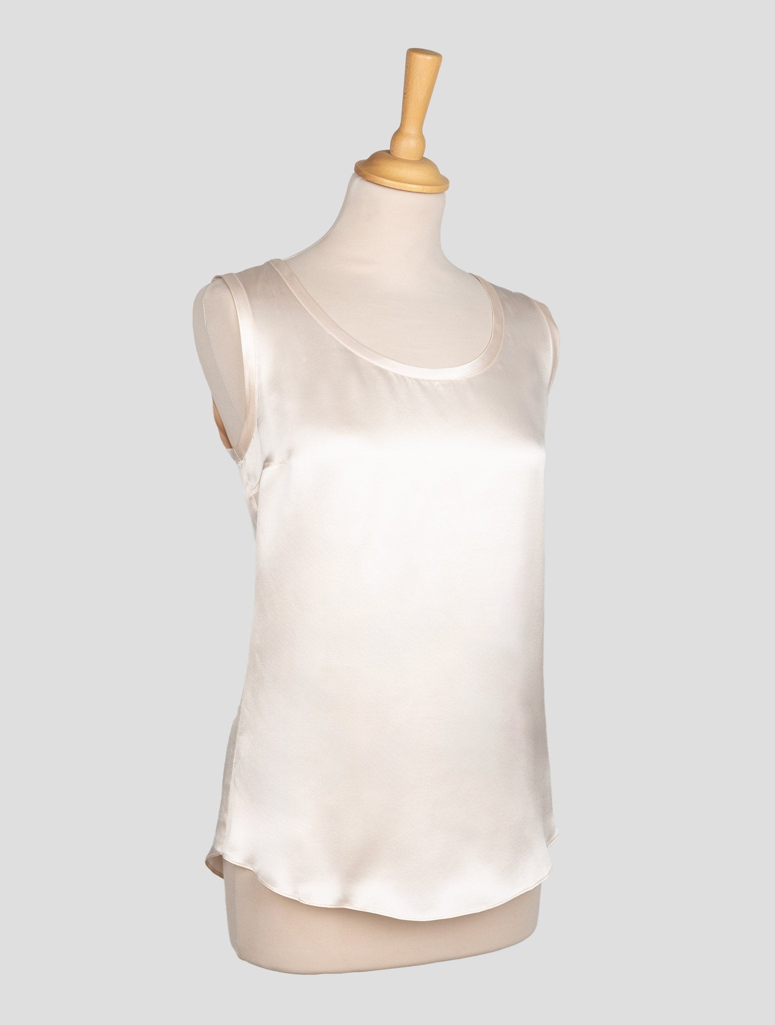 Kiton White Silk Shirt