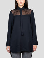 Kiton Black Silk Shirt