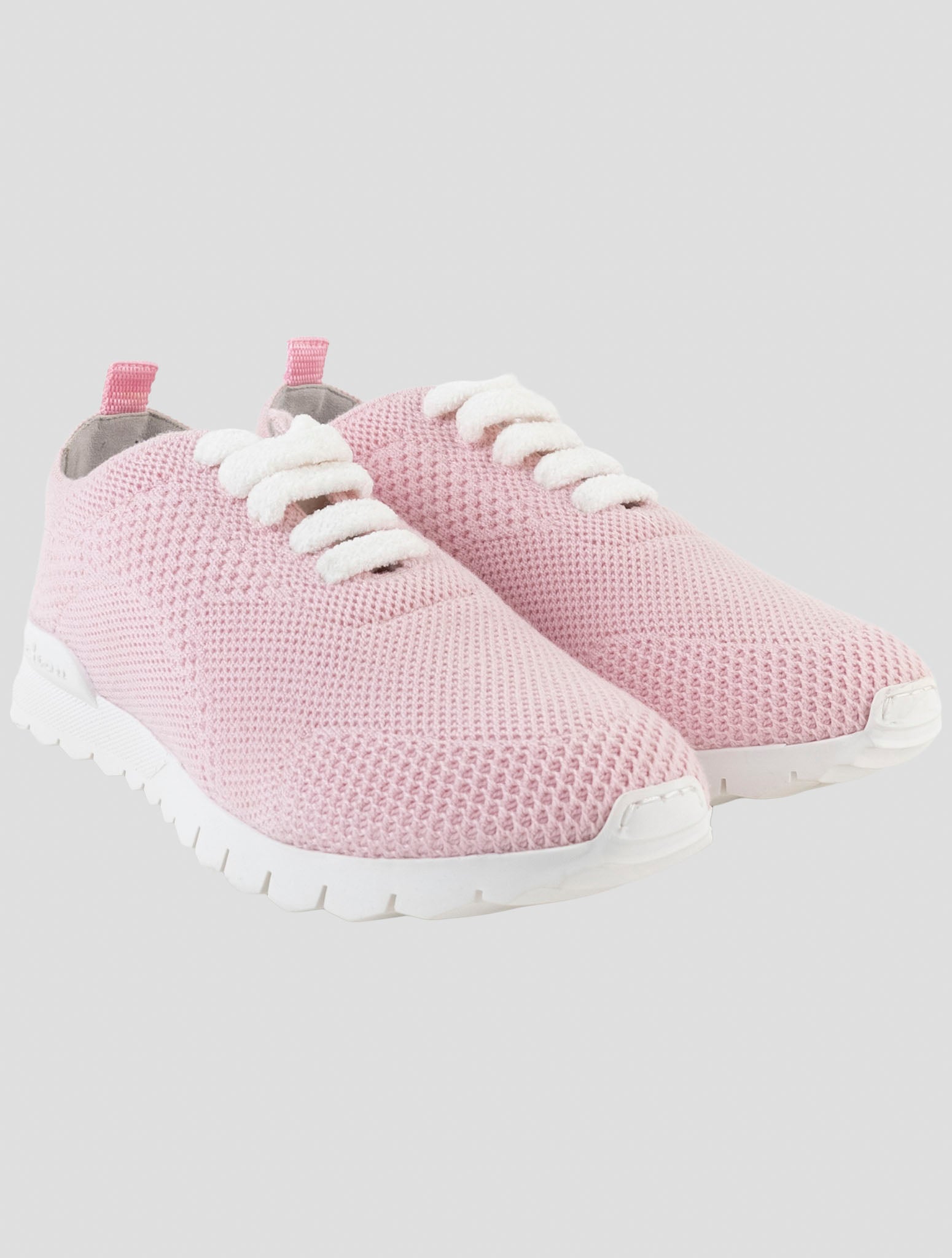 Kiton Pink Cashmere Sneakers