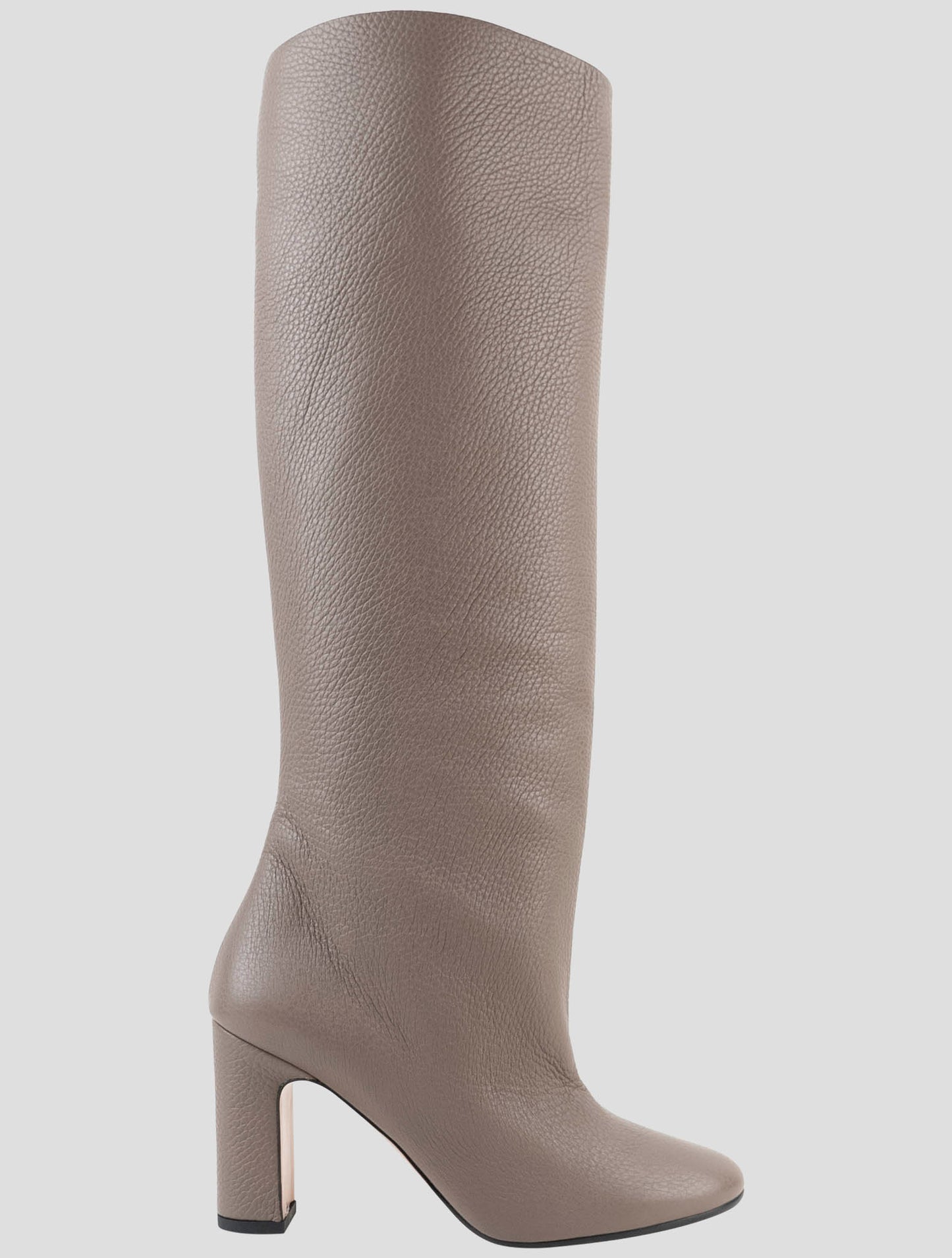 Kiton Taupe Leather Boots