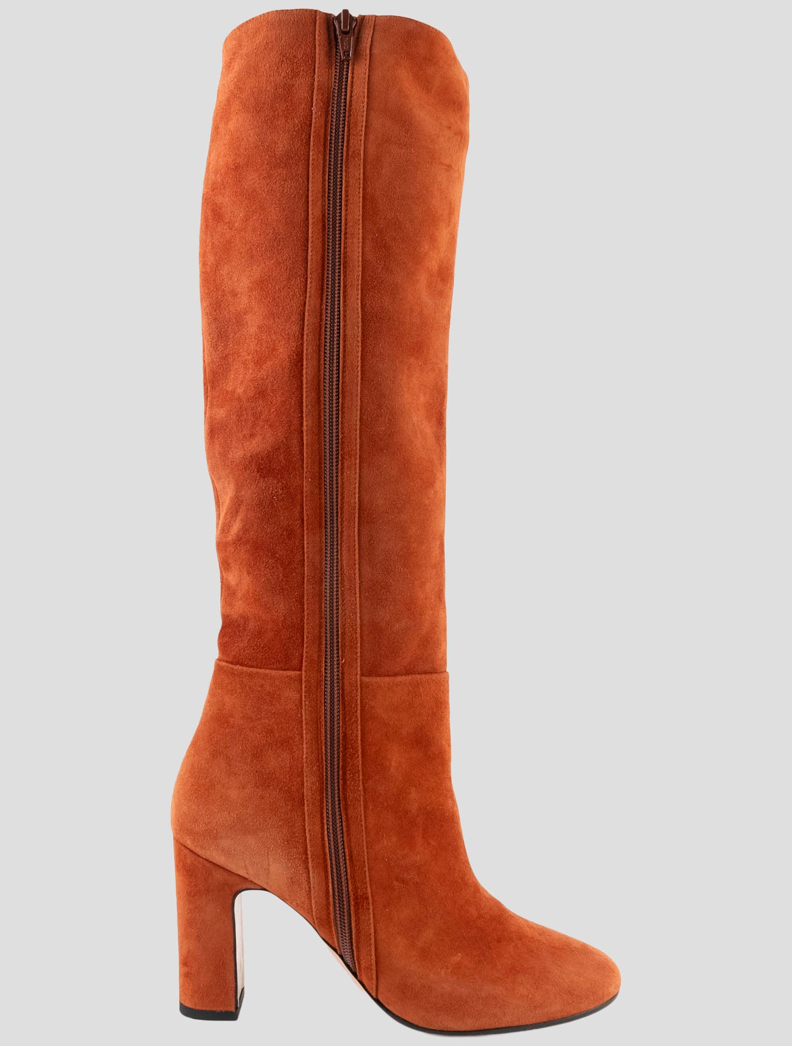 Kiton Brown Leather Suede Boots