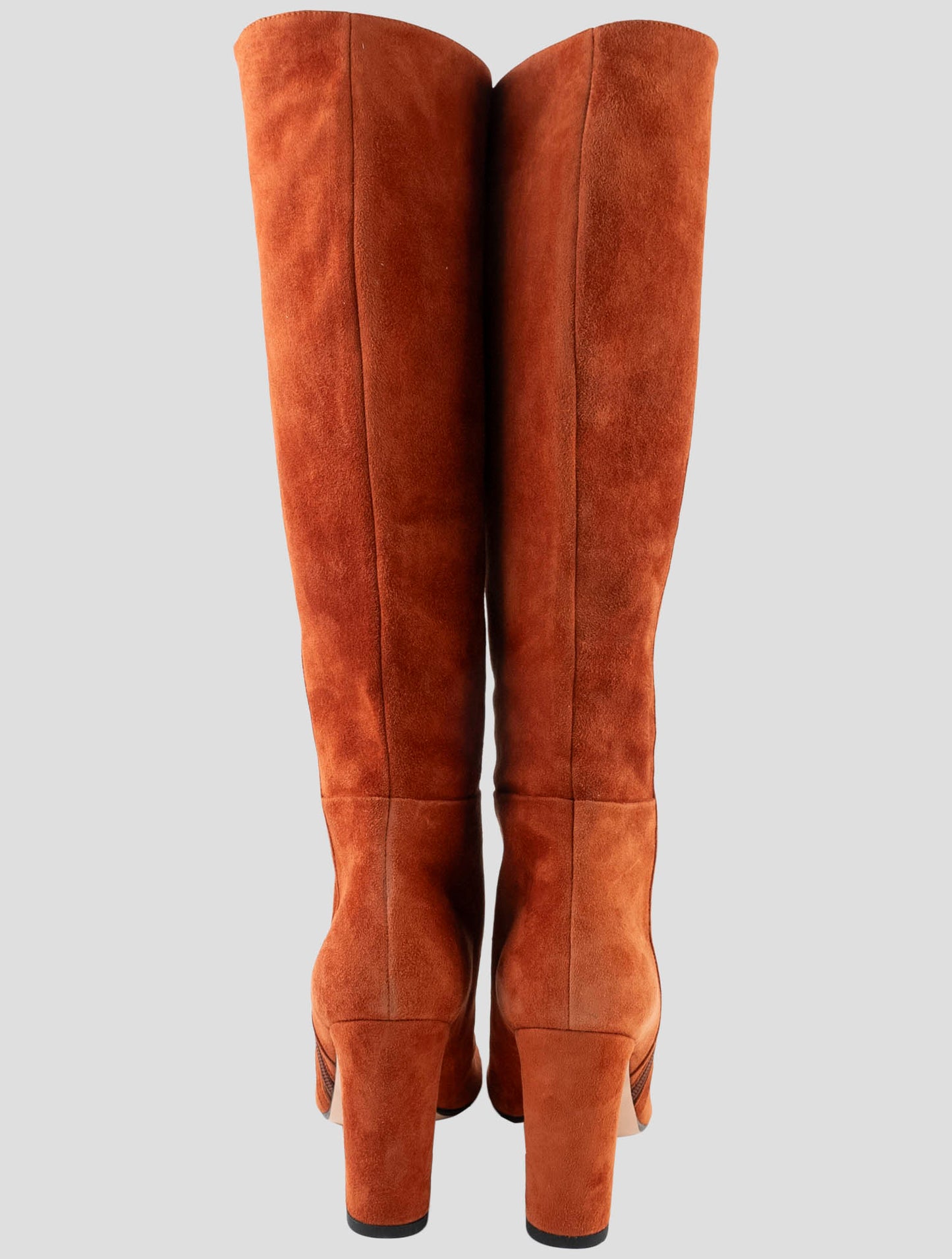 Kiton Brown Leather Suede Boots