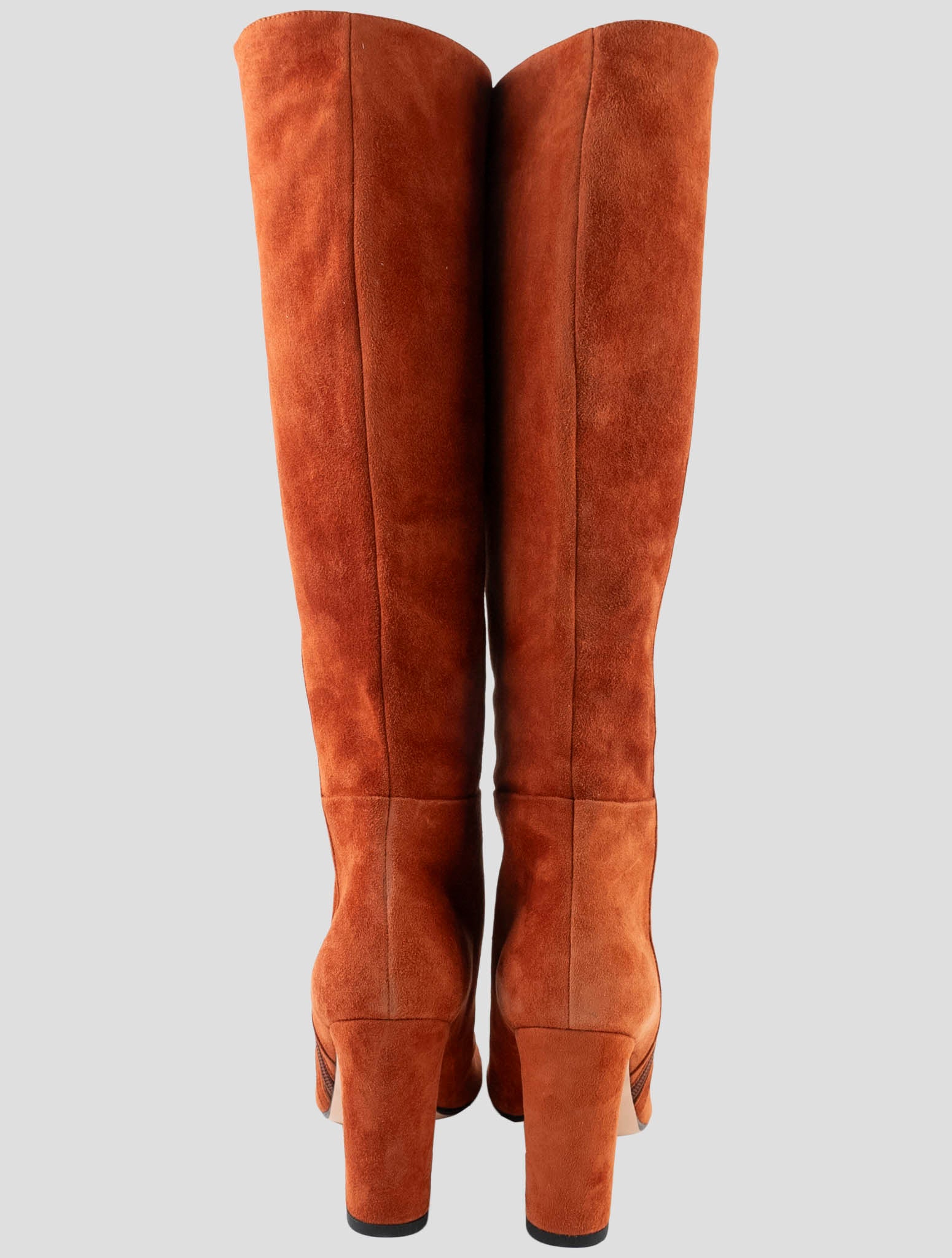 Kiton Brown Leather Suede Boots