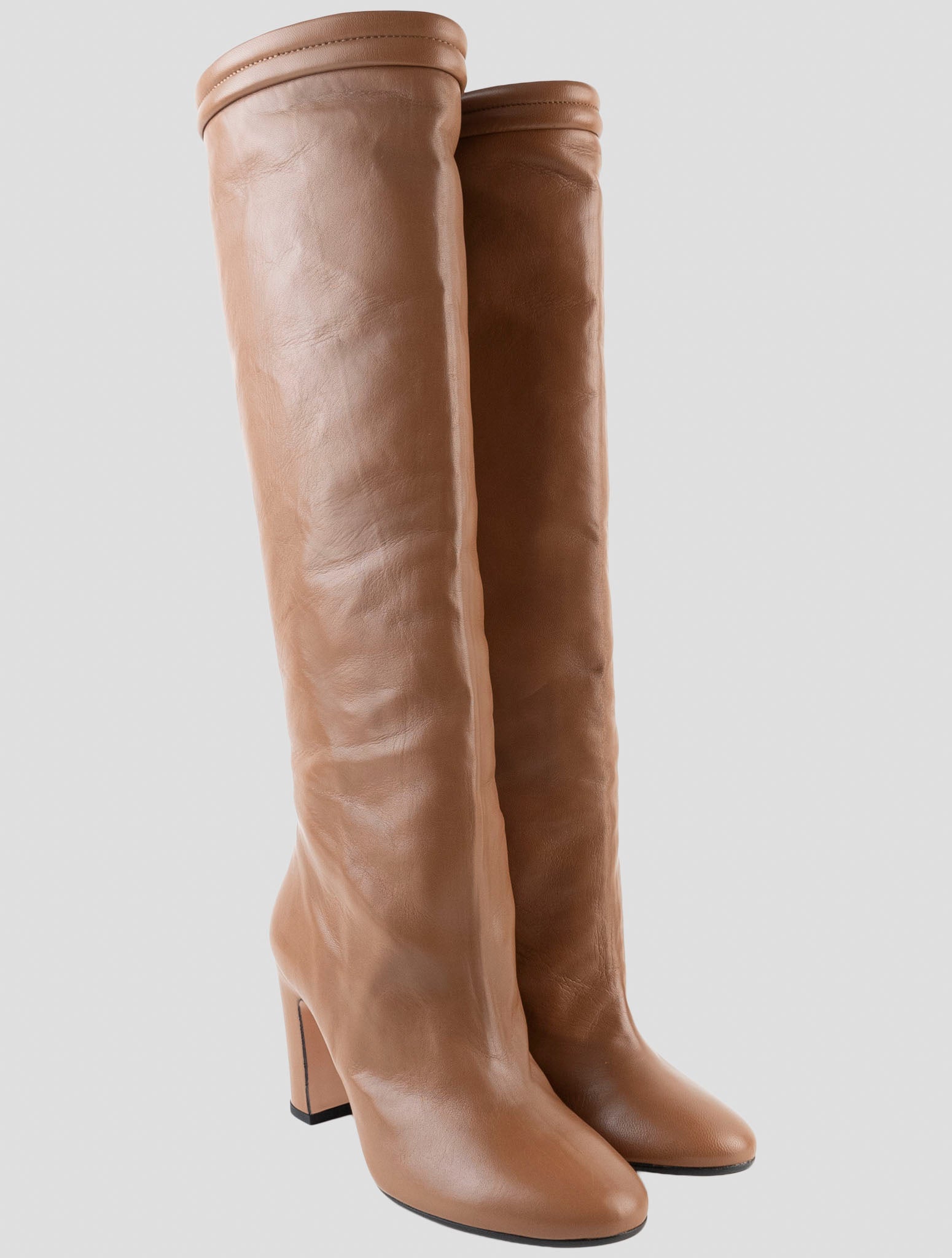 Kiton Brown Leather Boots