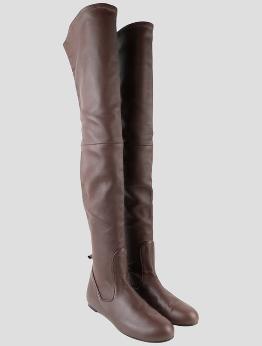 Kiton Brown Leather Boots