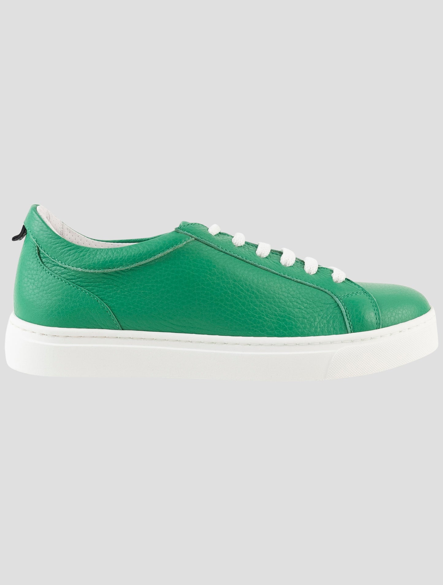 Kiton Green Leather Sneakers