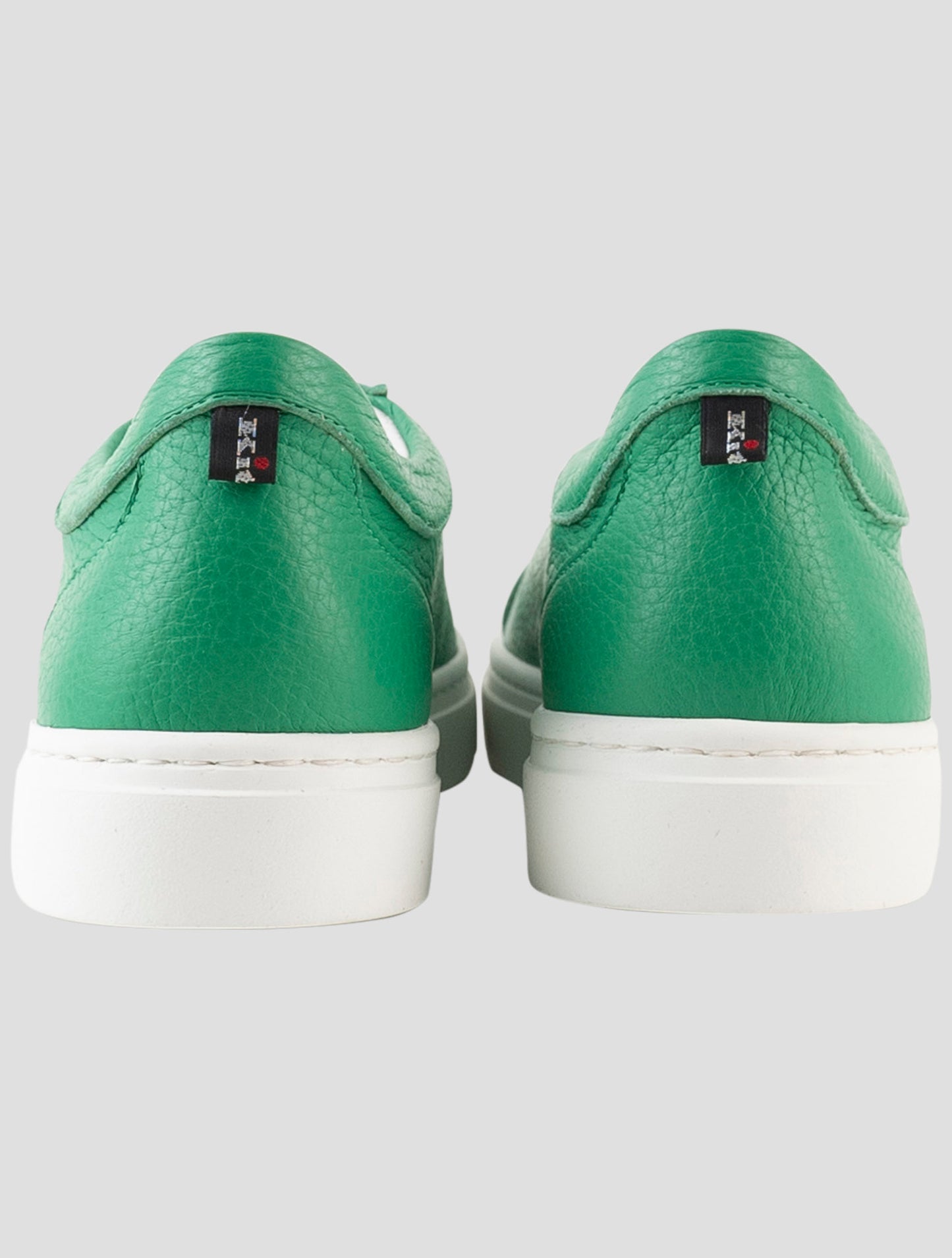 Kiton Green Leather Sneakers