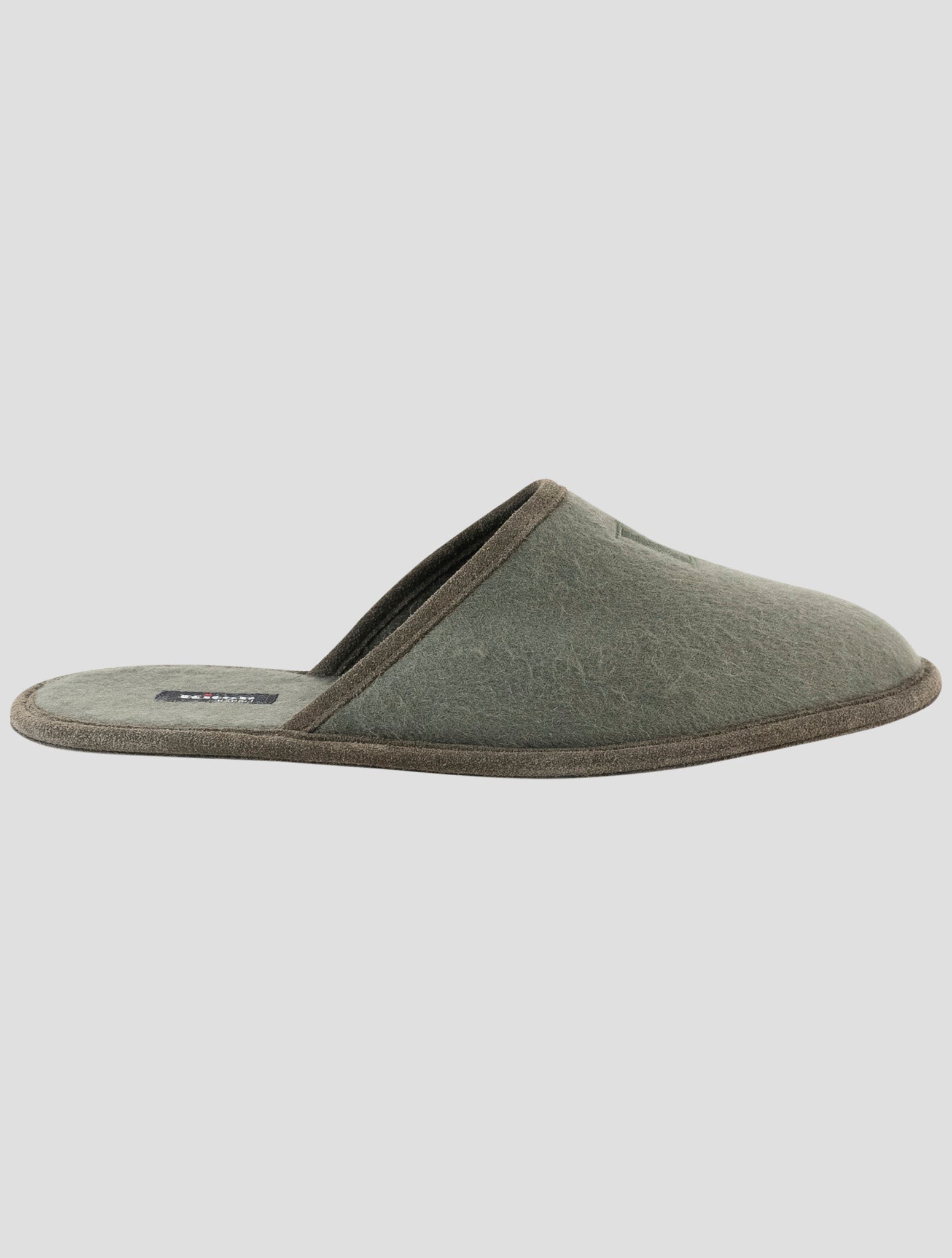 Kiton Green Cashmere Slippers