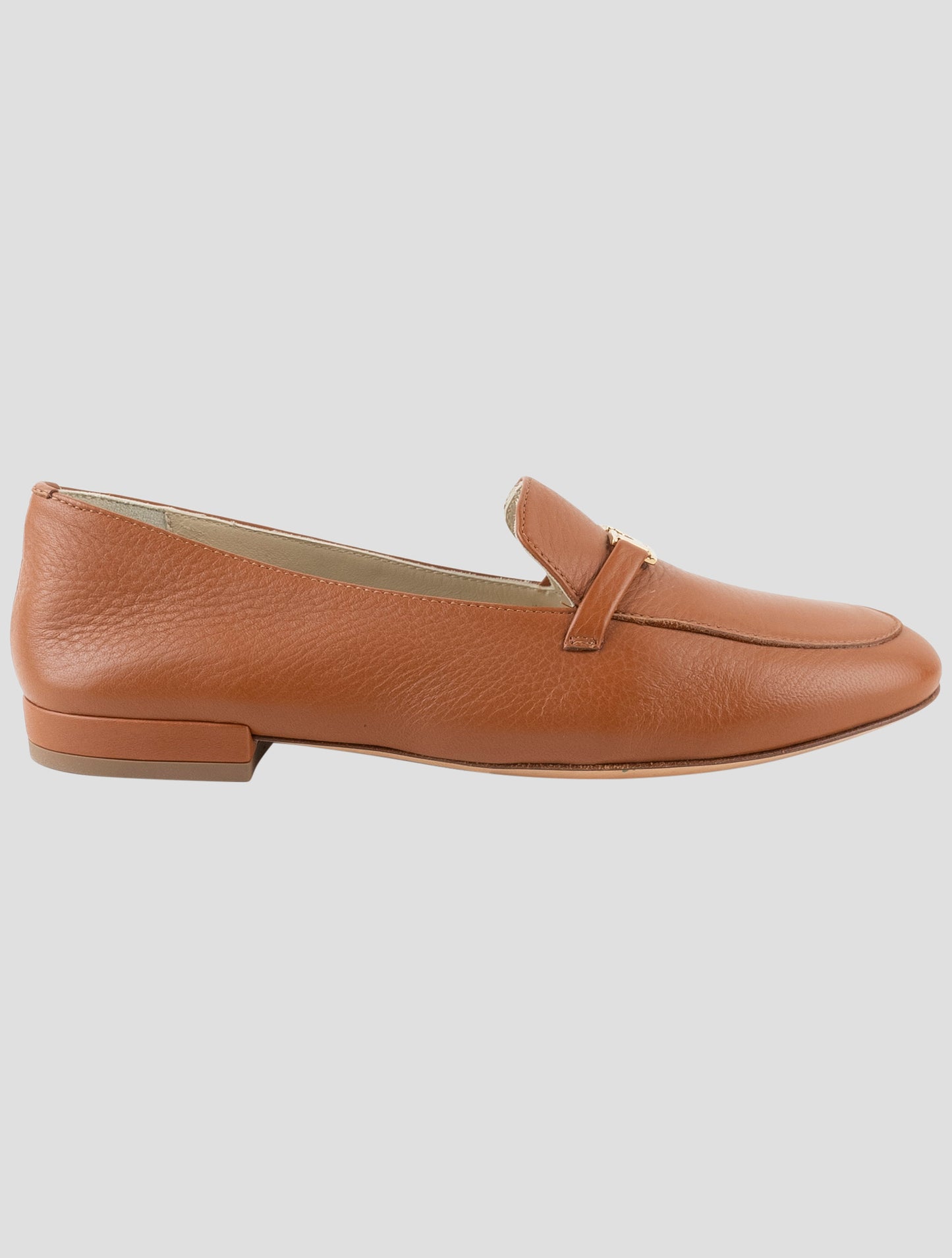 Kiton Brown Leather Loafers