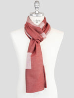 Kiton Red Cashmere Silk Scarf