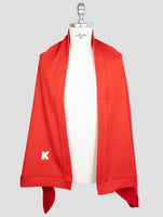 Kiton Red Cashmere Cotton Beach Towels