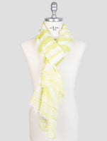 Kiton Green Linen Scarf