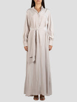 Kiton Beige Silk Dress